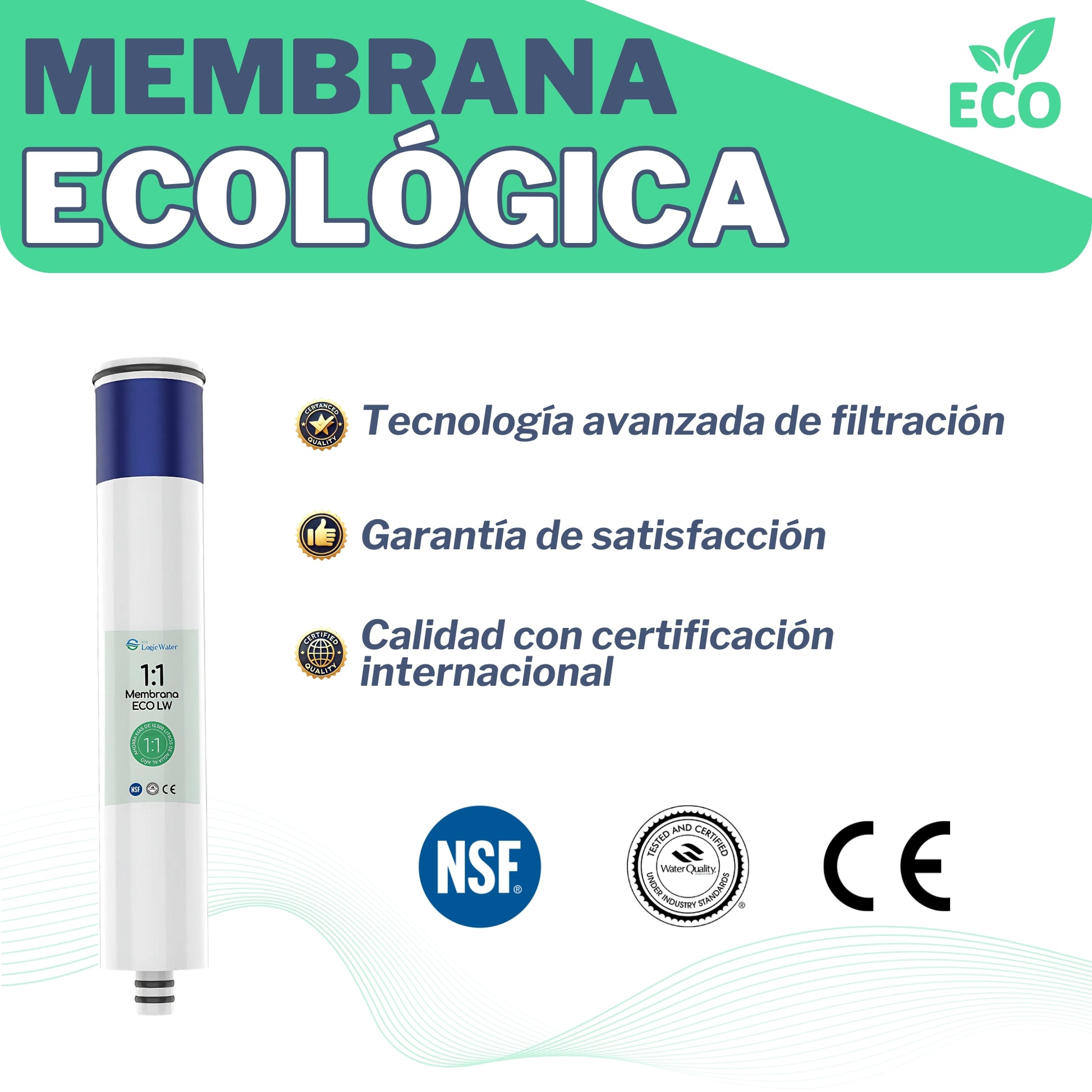 Membrana de Ósmosis ECO | AHORRA -80% DE AGUA