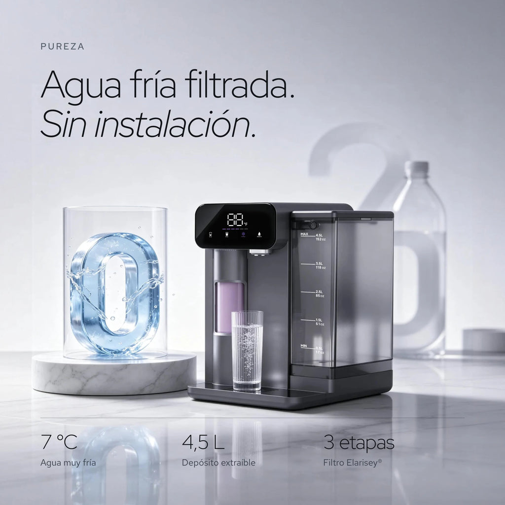 Dispensador de Agua Fría con Filtro | Pureza